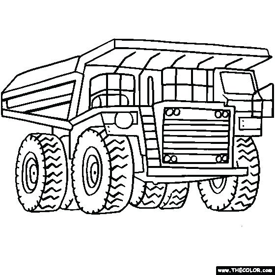 560x560 Digger Coloring Pages Digger Coloring Pages For Kids Coloring Page