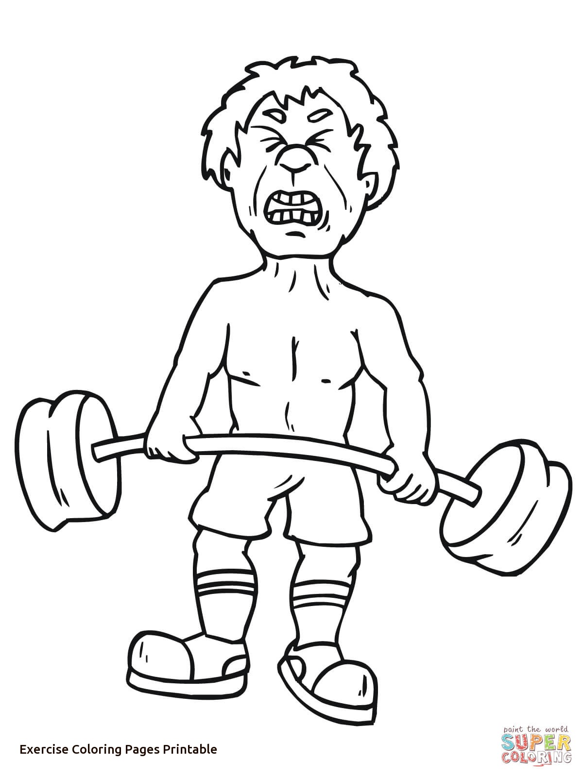1200x1600 Snatch Weightlifting Coloring Page For Exercise Pages Stunning