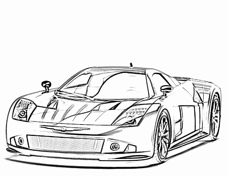 Exotic Car Coloring Pages