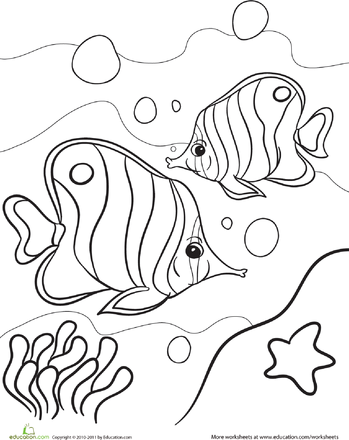 Tropical Fish Coloring Page Tropical Fish, Fish And Stenciling 349x440 Tropical Fish Coloring Page Tropical Fish, Fish And Stenciling
