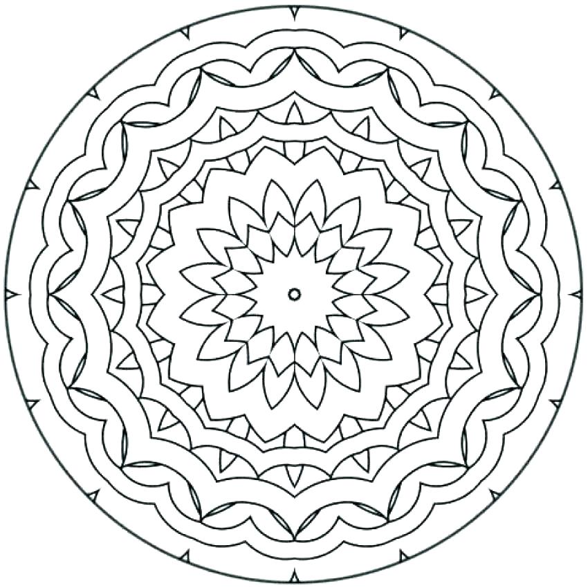 Expert Mandala Coloring Pages 850x850 Expert Mandala Coloring Pages