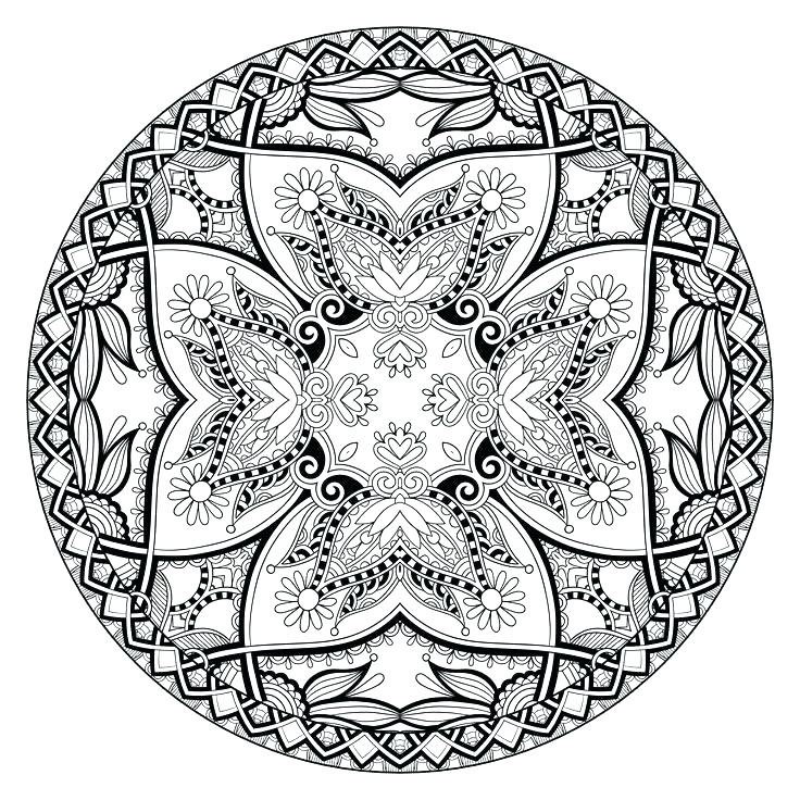 Coloring Mandala Benefits Mandala Coloring Adults Free Page Adult 736x736 Coloring Mandala Benefits Mandala Coloring Adults Free Page Adult