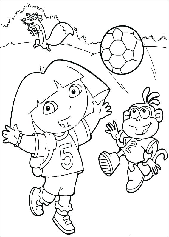 567x794 Free Dora Coloring Pages Coloring Pages Online Free Free Coloring