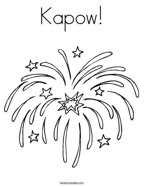 Kapow Coloring Page 468x605 Kapow Coloring Page