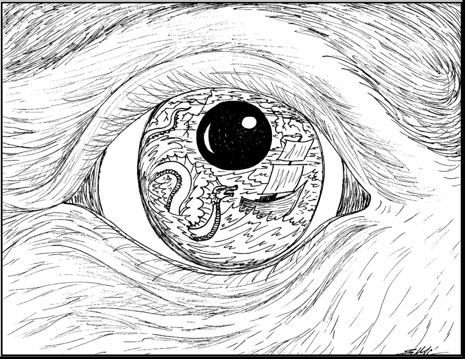1815x1402 Excellent Human Eye Coloring Page Terrific Anatomy With 3603 Eye