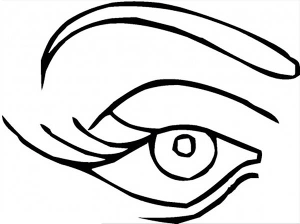 Eye Coloring Pages Kids Women Eye Preschool Coloring Pages 600x448 Eye Coloring Pages Kids Women Eye Preschool Coloring Pages