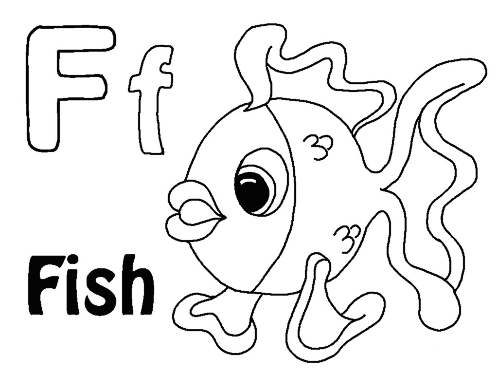 1024x768 Letter F Coloring Pages To Download And Print For Free Beautiful