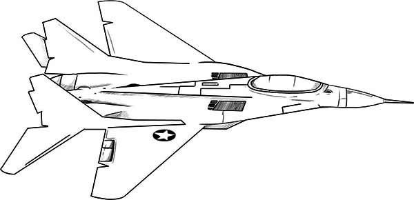 600x290 Fighter Jet Coloring Pages Jet Coloring Pages F18 Jet Fighter