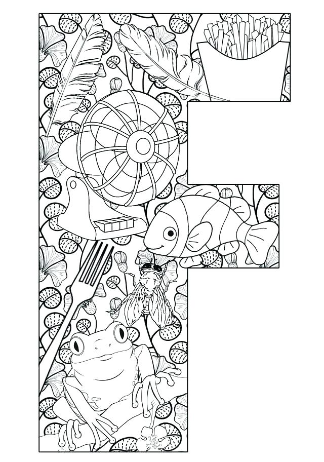 640x912 New F Coloring Pages Ideas About Letter On In Design 18