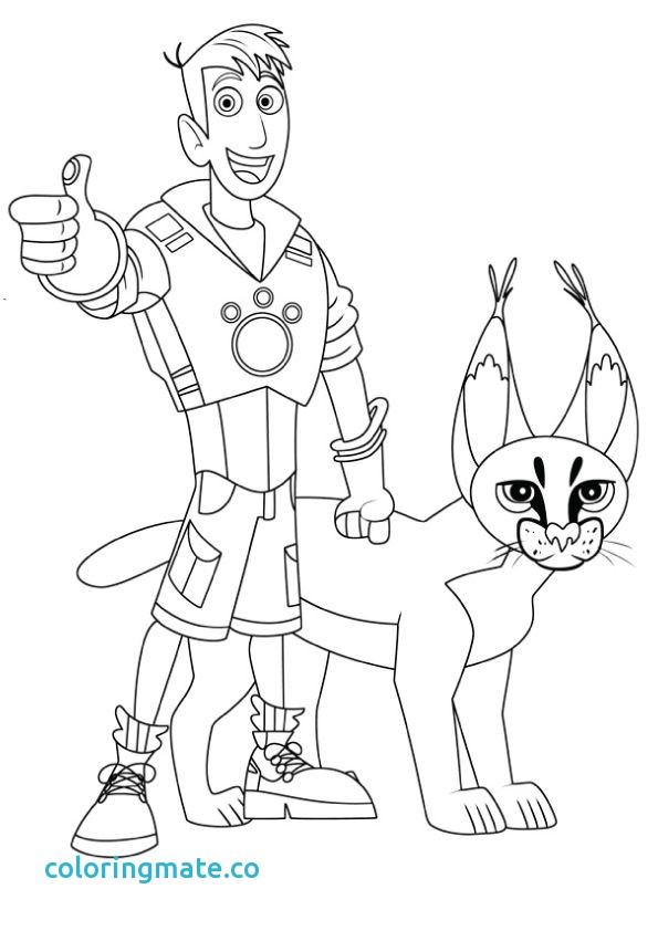 595x842 Wild Kratts Coloring Pages Free Printable Momjunction With Remodel