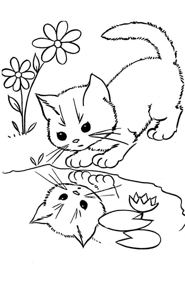 618x946 Pictures Of Cats To Color Beautiful Top 20 Free Printable Cat