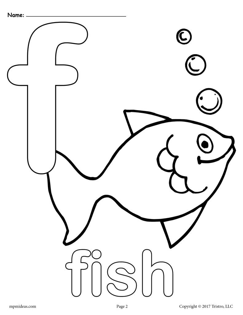 791x1024 Letter F Alphabet Coloring Pages