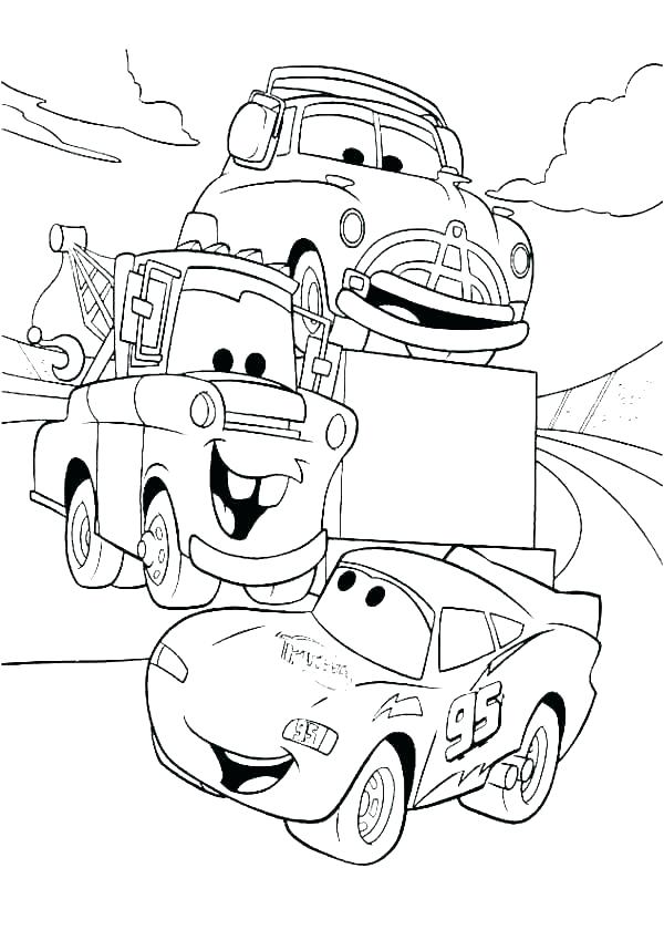 600x840 Cars Coloring Pages
