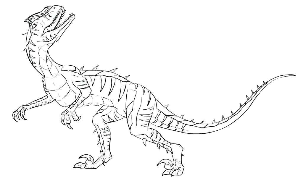 1024x612 Raptor Coloring Pages Park Raptor Coloring Pages Kids Coloring