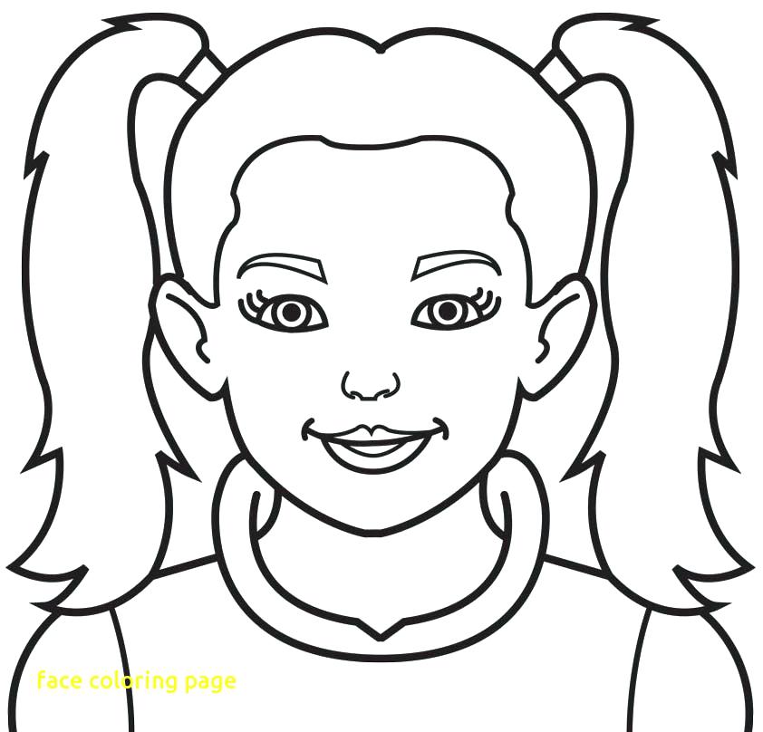 842x808 Face Coloring Page Face Coloring Page With Coloring Pages For Face