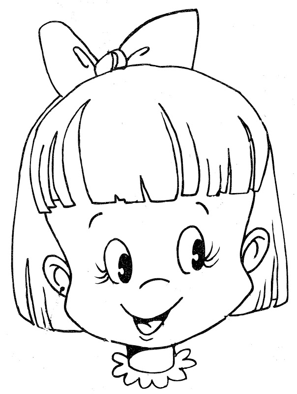 604x800 Head Coloring Pages Coloring Pages For Girls Face Weekly Snazzy