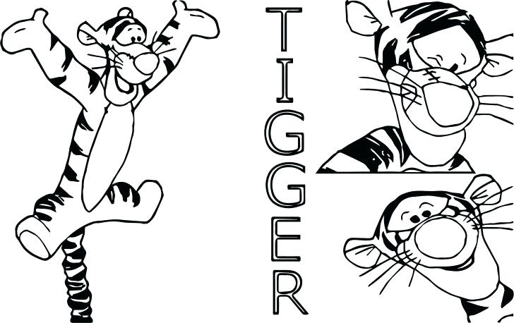728x458 Tigger Coloring Medium Size Of Coloring Pages Page Sheet