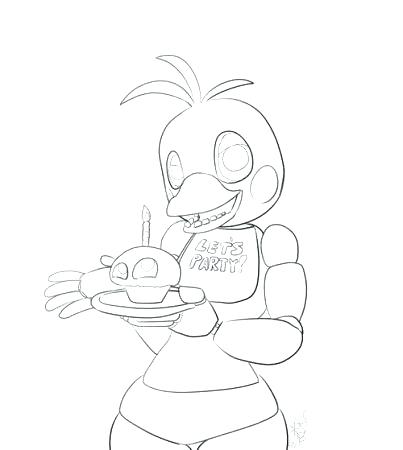 403x450 Fnaf Coloring Pages Printable Coloring Pages Mangle Golden Face