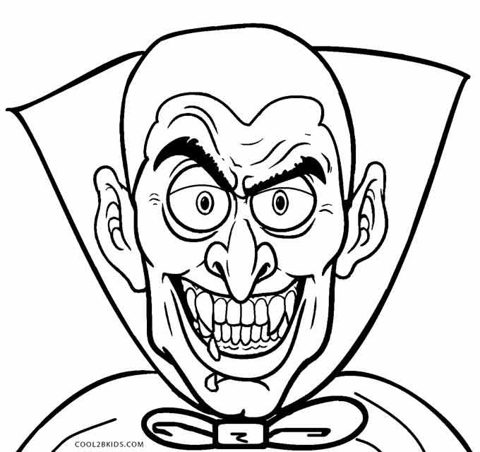680x640 Printable Vampire Coloring Pages For Kids Cool2bkids