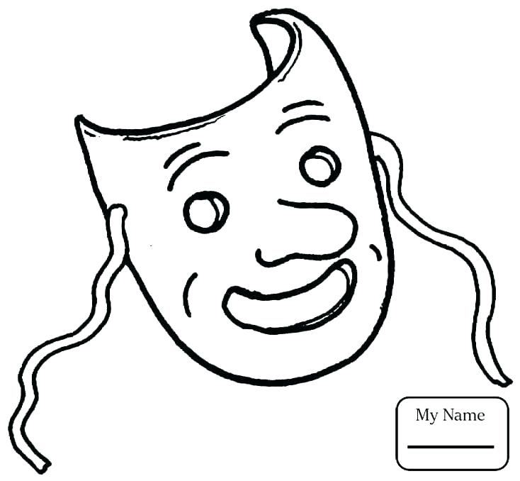 Mask Coloring Pages Free Printable Mask Coloring Pages For Kids 734x678 Mask Coloring Pages Free Printable Mask Coloring Pages For Kids