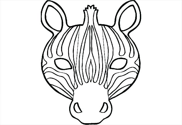 Animal Face Mask Coloring Pages Zebra Template Kids Page Download 700x480 Animal Face Mask Coloring Pages Zebra Template Kids Page Download