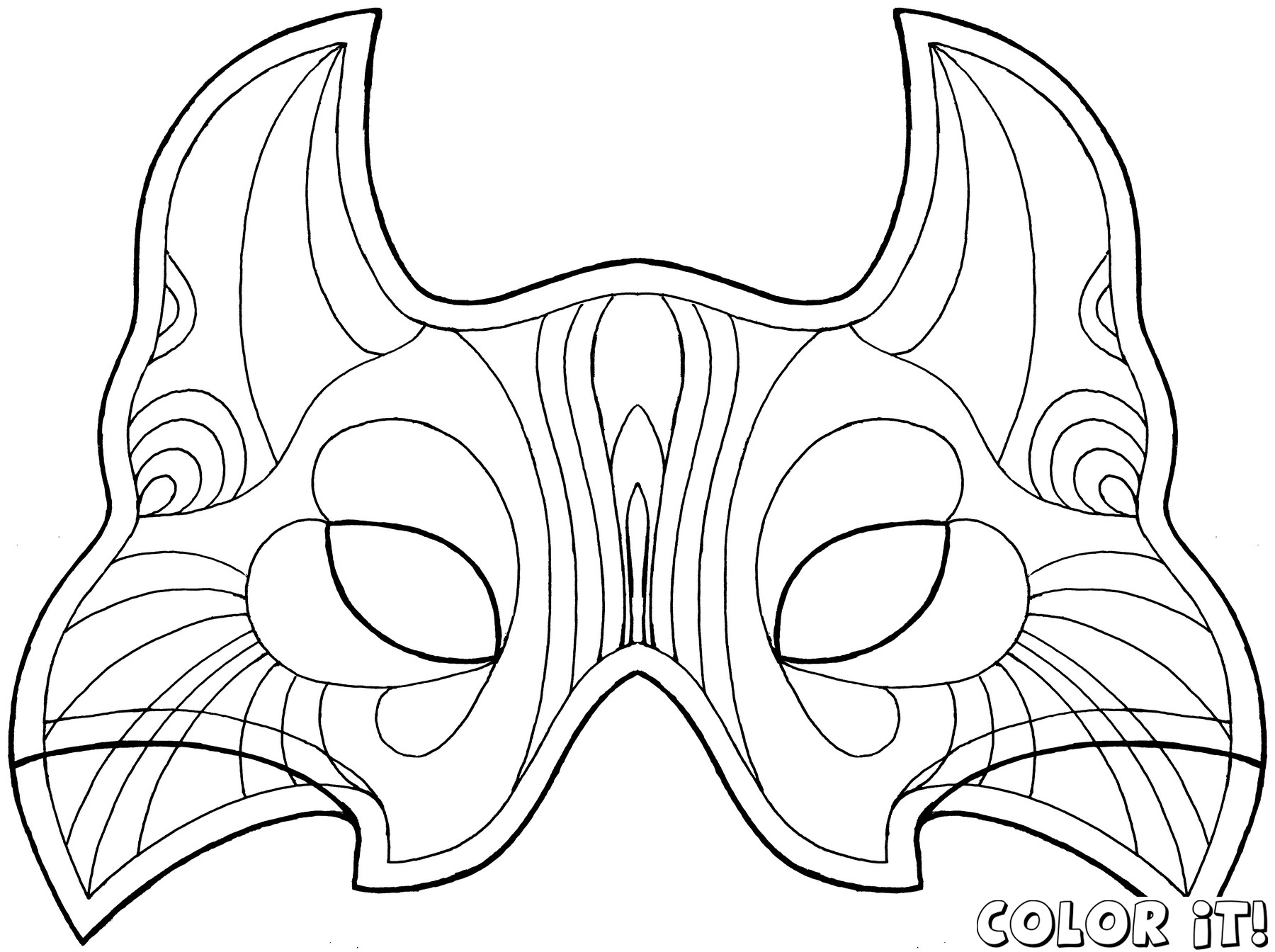 Cat Mask Coloring Page Tgm Sports New 1800x1344 Cat Mask Coloring Page Tgm Sports New