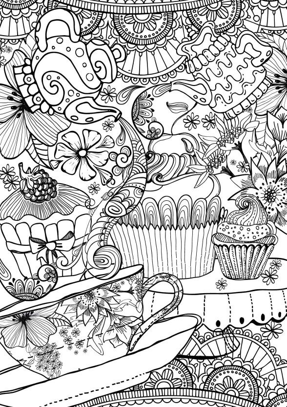 588x833 Free Colouring Page Via Facebook. Coloring Pages