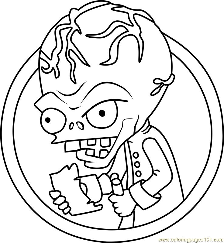 Plants Vs Zombies Coloring Pages Dr Zomboss Collection 737x800 Plants Vs Zombies Coloring Pages Dr Zomboss Collection