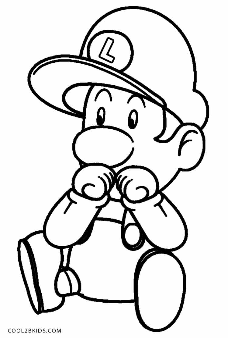Printable Luigi Coloring Pages For Kids Cool2bkids 750x1109 Printable Luigi Coloring Pages For Kids Cool2bkids