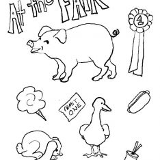 234x234 County Fair Coloring Pages For Kids