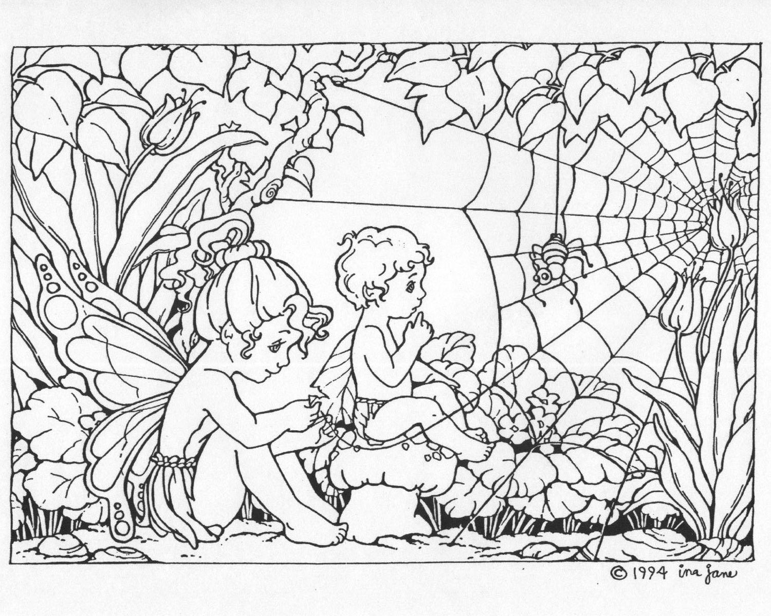 1500x1200 Free Printable Coloring Pages Of Fairies For Adults Coloring