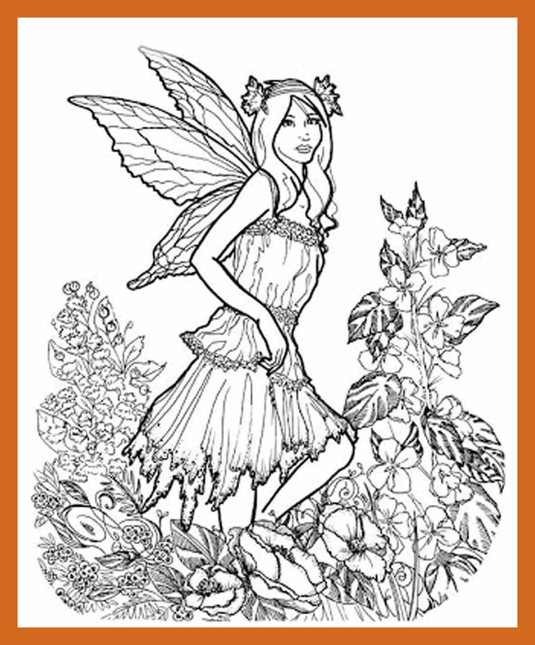 1070x1290 Inspiring Fairy Adult Coloring Pages Lifeafterdeportation Org