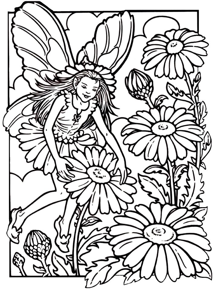 Fairy Coloring Pages