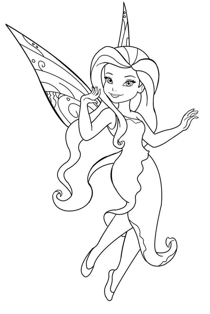 731x1092 Coloring Pages Fairies Disney Fairies Coloring Pages Silvermist