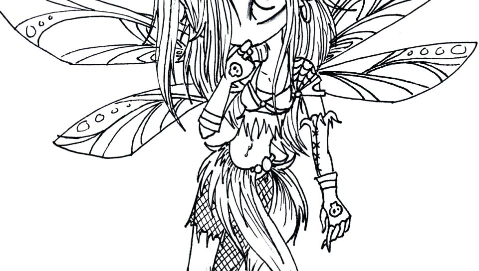 Gothic Coloring Pages Fairies Are Not Always On The Good Side 960x544 Gothic Coloring Pages Fairies Are Not Always On The Good Side