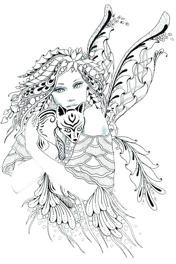 Fairy Tale Coloring Pages For Deepart 570x855 Fairy Tale Coloring Pages For Deepart