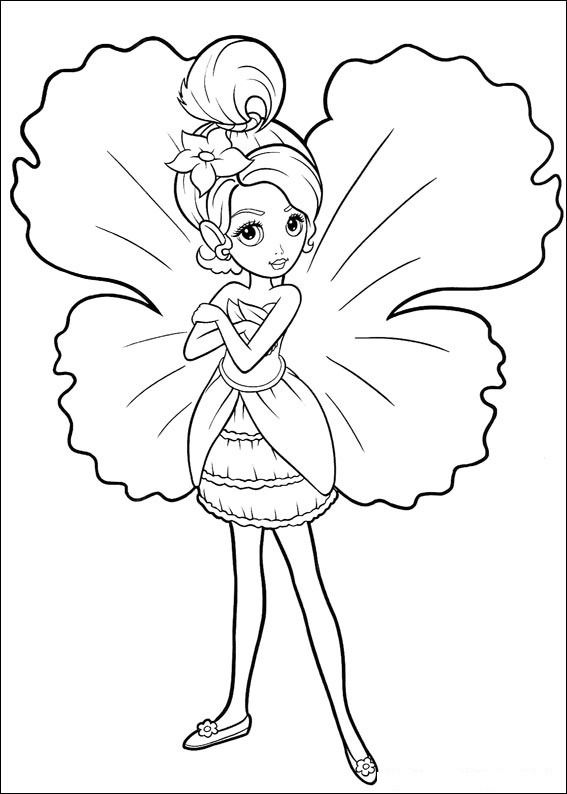 Fairy Coloring Pages Barbie As A Fairy Coloring Pages Kid Craft 567x794 Fairy Coloring Pages Barbie As A Fairy Coloring Pages Kid Craft