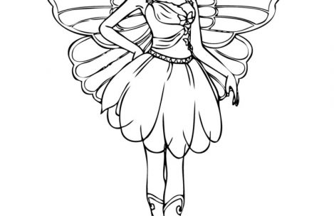 Barbie Fairy Coloring Pages For Girls Just Colorings 469x304 Barbie Fairy Coloring Pages For Girls Just Colorings