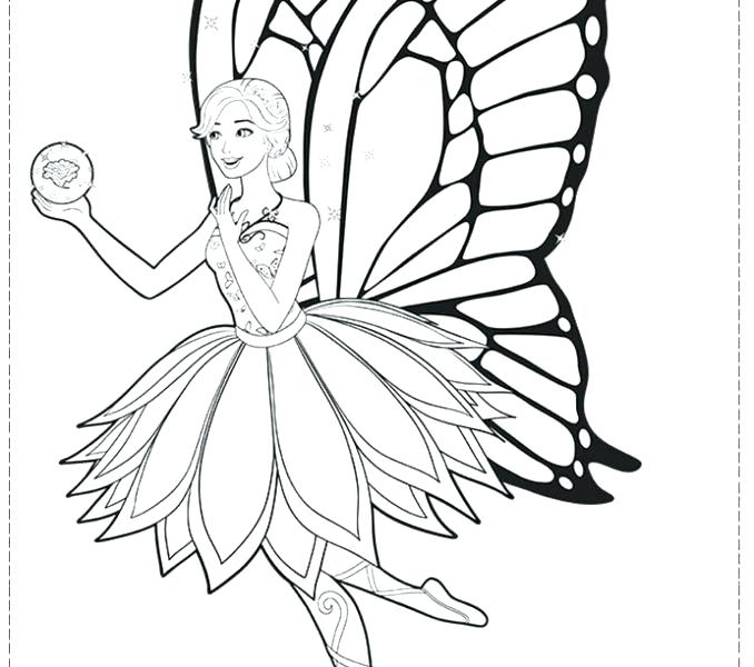 Fairy Coloring Pages For Kids Beautiful Princess Barbie Coloring 678x600 Fairy Coloring Pages For Kids Beautiful Princess Barbie Coloring
