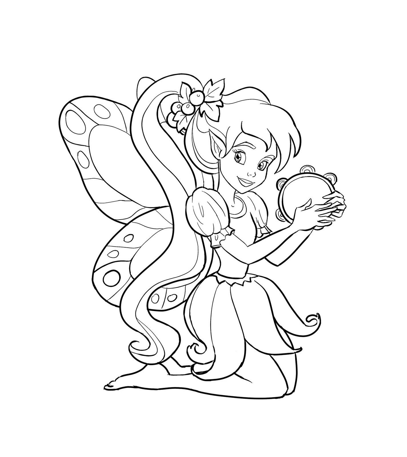 Fairy Coloring Pages Kids 1424x1600 Fairy Coloring Pages Kids