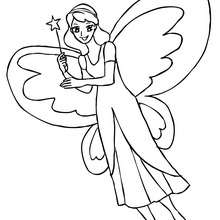 Fairy Coloring Pages 220x220 Fairy Coloring Pages