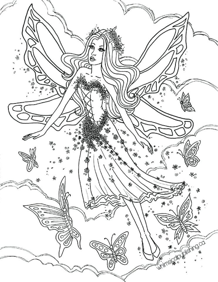 742x960 Colouring Fairies Fairy Coloring Pages Printable Fairy Coloring