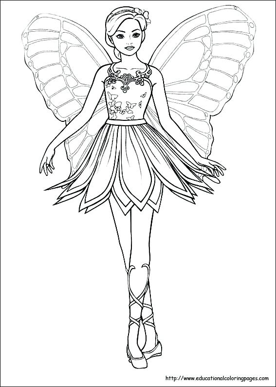 567x794 Awesome Fairies Coloring Pages For Adults For 63 Fairy Coloring