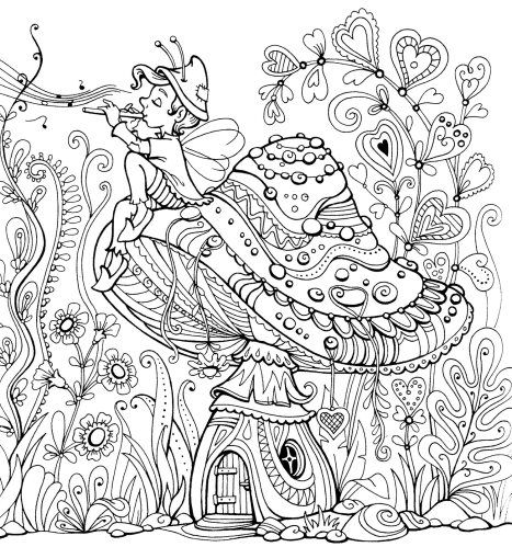 Fairy Land Coloring Book Kraina Basni Coloring Books Amp Pages 467x499 Fairy Land Coloring Book Kraina Basni Coloring Books Amp Pages