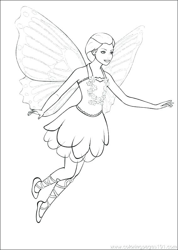 567x794 Free Printable Fairy Coloring Pages
