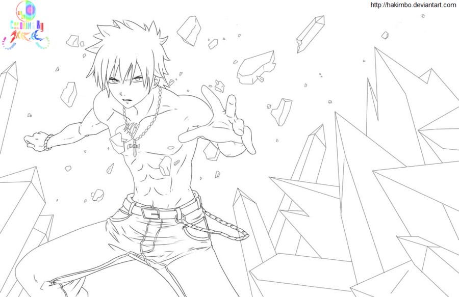 900x583 Fairy Tail Coloring Pages