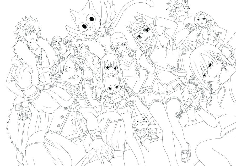 900x634 Fairy Tail Coloring Pages Unique Fairy Tail Coloring Pages Fairy