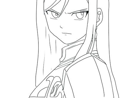 440x330 Anime Fairy Coloring Pages Anime Fairy Tail Coloring Pages