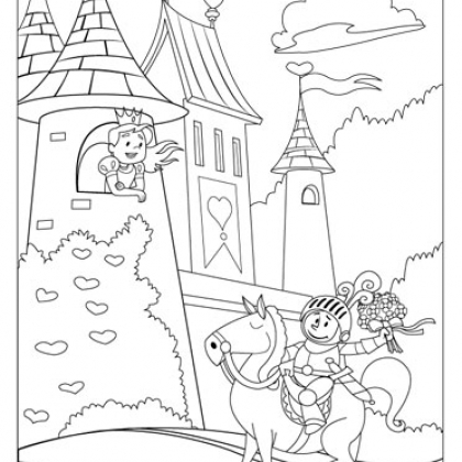 Cute Fairy Tale Coloring Book 420x420 Cute Fairy Tale Coloring Book