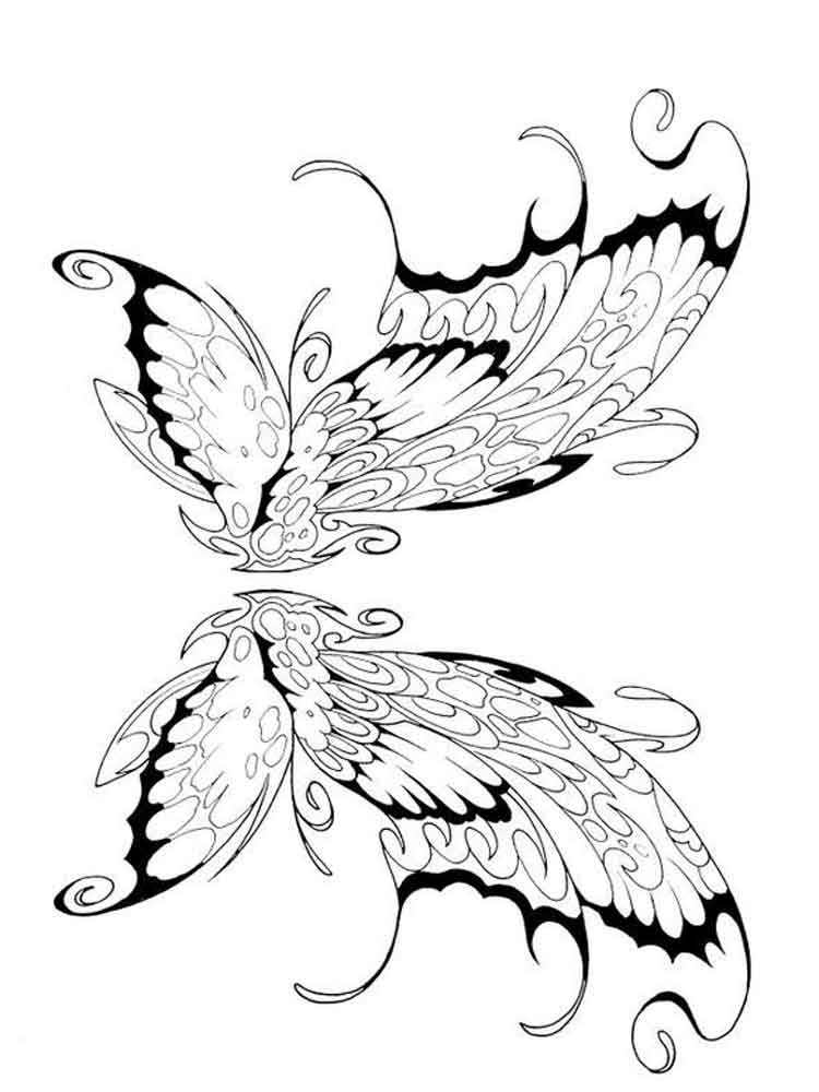 750x1000 Fairy Wings Coloring Pages. Free Printable Fairy Wings Coloring Pages.